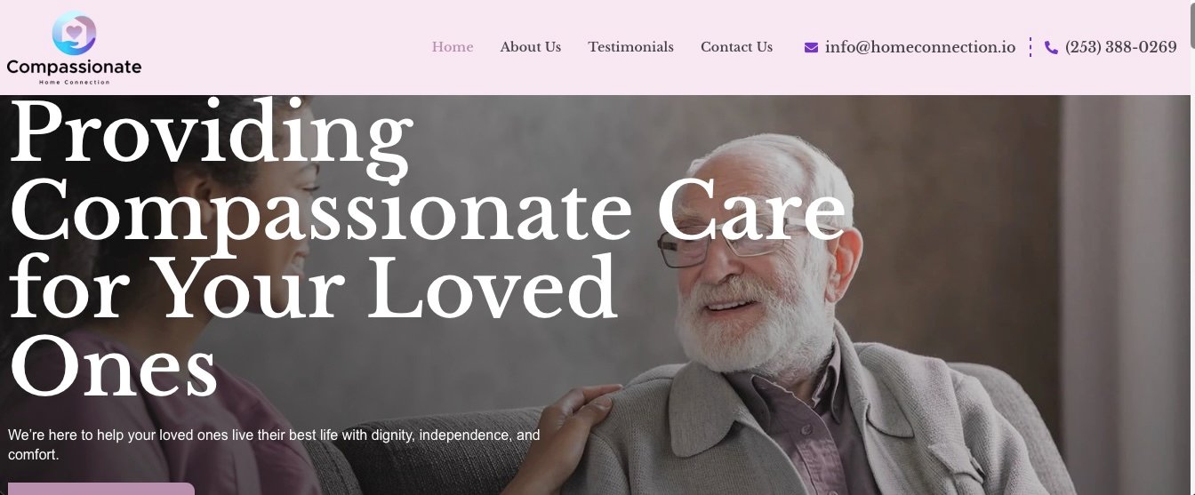 HomeConnection website screenshot